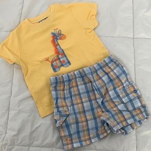 Hartstrings top & short set